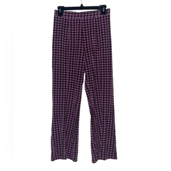 Porridge Purple Checkered Pants - Picture 1 of 1